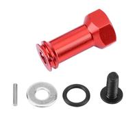 Coupleur d'extension en alliage d'aluminium, adaptateur de combinaison plus long Traxxas Slash 1/16 RC voiture (TS1608R rouge)