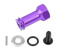Coupleur d'extension en alliage d'aluminium, adaptateur de combinaison plus long Traxxas Slash 1/16 RC voiture (TS1608P rose)