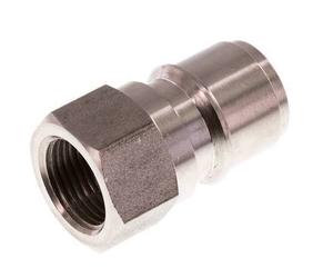 Coupleur DN 10 en acier inoxydable pour machine à laver Bouchon G 3/8 pouce filetage mâle