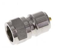 Coupleur DN 10 en acier inoxydable pour machine à laver Bouchon G 3/8 pouce filetage mâle double obturation