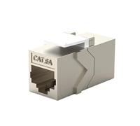 Coupleur en Ligne RJ45 10G Cat7 C6A, connecteur Femelle blindé Droit(8pcs per lot,Cat 6A Zincalloy)