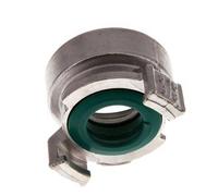 Coupleur femelle 1 1/4'' GEKA pour tuyau d'arrosage en acier inoxydable