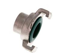 Coupleur femelle 1/2'' GEKA pour tuyau d'arrosage en acier inoxydable