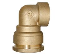 Coupleur femelle adaptateur à compression en laiton Pronorm SUMO F 33/42mm x 40mm