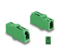 Coupleur Fibre Optique - DeLOCK - 87984 - LC Simplex Femelle - APC Vert