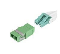 Coupleur fibre optique StarTech.com LC/APC duplex monomode OS2 9/125µm sans bride lot de 10 unités céramique zircone