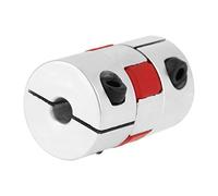 Coupleur Flexible 5mm x 8mm Walfront Axe d'Accouplement de Prune D20 L25 Axe d'accouplement d'Arbre de Moteur en Aluminium