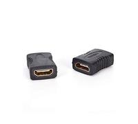 Coupleur HDMI femelle vers femelle Adaptateur HDMI pour coupleur droit en ligne Prise en charge 1080p pour rallonge de câble HDMI 1 pièce