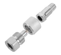Coupleur Hydraulique à Connexion Rapide Argenté en Alliage Galvanisé