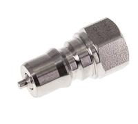 Coupleur hydraulique en acier inoxydable DN 6.3 Bouchon G filetage femelle 1/4 pouce ISO 7241-1 B D 14.2mm