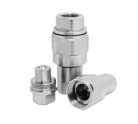 Coupleur Jonit à couplage rapide hydraulique, Type de serrage à vis GT-L1, connecteur à douille en acier au carbone 1/4 3/8 1/2 3/4 1 pouce(Male,3/4")