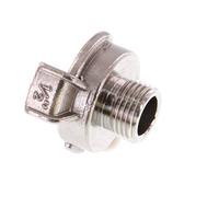 Coupleur mâle 1/2'' GEKA pour tuyau de jardinage en acier inoxydable