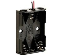 Velleman Coupleur pour 3 piles R03 BH431A – Support 3x LR3 (AAA) raccordement par fils 53×38×13 mm