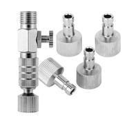 Coupleur rapide à séparation rapide pour pistolet de pulvérisation professionnel, 5 raccords mâles globaux, porte de pression personnalisable, construction en fer industriel, outil propulsé par air