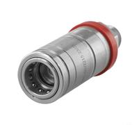 Coupleur rapide hydraulique femelle AL166181 AL200979 1/2" M22 x 1,5 acier compatible avec John Deere 6400/6410/6420 Tracteur Massey Ferguson SCV