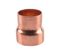 Coupleur réducteur d'alimentation d'extrémité de douille de soudure de Tube en cuivre pur for la réfrigération CVC, 1 pièces(15-8mm)