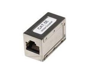 Coupleur réseau Intellinet Cat5e Modular Inline - RJ-45 (F) - RJ-45 (F) - CAT 5e - argenté(e)