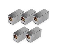 - Coupleur réseau - RJ-45 (F) pour RJ-45 (F) - blindé - CAT 5e - modulaire, affectation des broches : 1:1 (pack de 5)