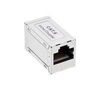 - Coupleur réseau - RJ-45 (F) pour RJ-45 (F) - blindé - CAT 6 - argent