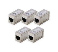 - Coupleur réseau - RJ-45 (F) pour RJ-45 (F) - blindé - CAT 6 - modulaire, affectation des broches : 1:1 (pack de 5)