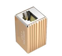 Coupleur RJ45 blindé Cat7 10 Gbit/s Ethernet Connecteur haute vitesse pour bureau/centres de données et coupleur réseau blindé en métal stable