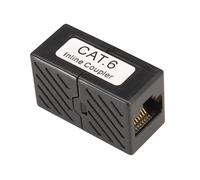 Roline adaptateur RJ45 RJ45 Adaptateur CAT 6 noir