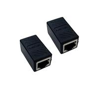 Coupleur RJ45 Ethernet Raccord Femelle vers Femelle [Pack 2] Rallonge Connecteur Adaptateur Réseau Compatible avec Câble Réseau Cat 7/Cat 6/Cat