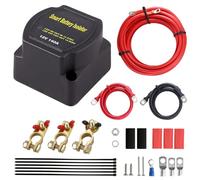 Coupleur separateur batterie 12v 140A, kit d'isolateur de batterie double