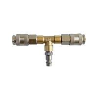 Coupleur séparateur de collecteur pneumatique, distributeur d'air comprimé à 2-3 voies(T shape 2 ways)