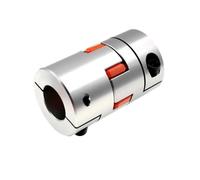 Coupleurs d'arbre à mâchoire de moteur CNC, couplage d'arbre Flexible en forme d'araignée D20 L25 4mm 5mm 6mm 6.35mm 8mm 9mm 10mm, 1 pièce
