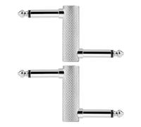 Coupleurs De Pédale D'effet Guitare 1/4 "6.35mm Coupleur Pédale D'effets Adaptateur Mâle À Mâle Pour Pedalboard Paquet 3 Pièces Adaptateur Prise Décalée Pour Pédales