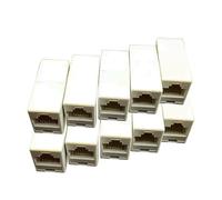 Coupleurs Ethernet - Connecteur Ethernet | RJ45 CAT6 Krone IDC Couppler | Adaptateur Ethernet Femelle À Femelle | Bouchon Modulaire avec Câble LAN Double Réseau À Double Réseau pour De