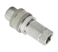 Coupleurs hydrauliques à connexion rapide G3/8 femelle en acier robuste résistant à la rouille pour boitier Bobcat pour équipement forestier Kubota 65 mm