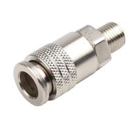 Coupleurs pneumatiques industriels en acier, raccords à connexion rapide à filetage / 4, adaptés compresseur d ' outils pneumatiques, couplage pneumatique européen
