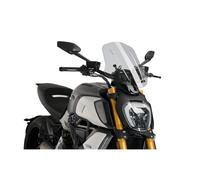 Coupole PUIG Réglable Touring Fumé Clair Pour Ducati 1260 DIAVEL S 2019-2023