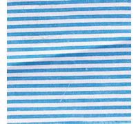 Coupon de tissu en coton Rayures bleues 55 cm