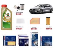 Coupon Filtres Bosch + Huile Pour Volvo V60 I (155) D3 D4 120 Kw 163 Hp