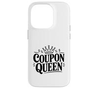 Coupon Queen Funny Shopper pour Les Amateurs de Bonnes Affaires Coque pour iPhone 14 Pro