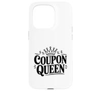 Coupon Queen Funny Shopper pour Les Amateurs de Bonnes Affaires Coque pour iPhone 15 Pro