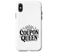 Coupon Queen Funny Shopper pour Les Amateurs de Bonnes Affaires Coque pour iPhone X/XS