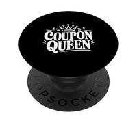 Coupon Queen Funny Shopper pour Les Amateurs de Bonnes Affaires PopSockets PopGrip Adhésif