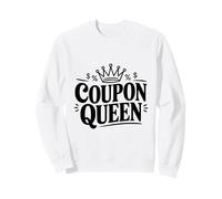 Coupon Queen Funny Shopper pour Les Amateurs de Bonnes Affaires Sweatshirt