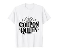 Coupon Queen Funny Shopper pour Les Amateurs de Bonnes Affaires T-Shirt