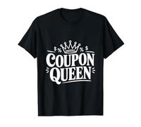 Coupon Queen Funny Shopper pour Les Amateurs de Bonnes Affaires T-Shirt Graphique avec Valeur