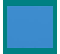 Coupon Simili Cuir 30x30cm Bleu Turquoise