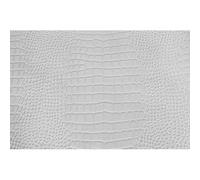 Coupon Simili Cuir 66x45 Cm Croco Blanc