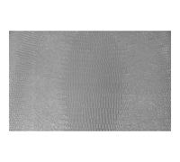 Coupon Simili Cuir 66x45 Cm Métal Argent
