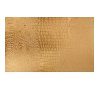 Coupon Simili Cuir 66x45 Cm Métal Or