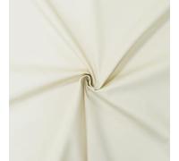 Coupon tissu popeline 100% coton - Tissu coton - Tissu popeline de coton (1m x 1m46, Ecru)