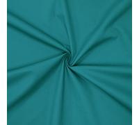 Coupon tissu popeline 100% coton - Tissu coton - Tissu popeline de coton (3m x 1m46, Vert canard)